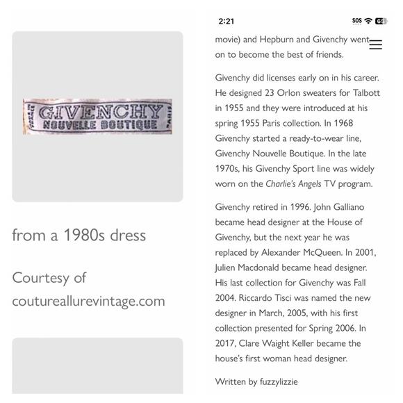 Givenchy plaid blazer jacket 80s - Picture 12 of 12